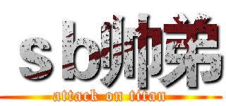 ｓｂ帅弟 (attack on titan)