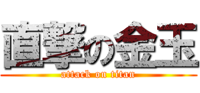直撃の金玉 (attack on titan)