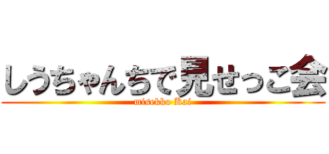 しうちゃんちで見せっこ会 (misekko Kai)