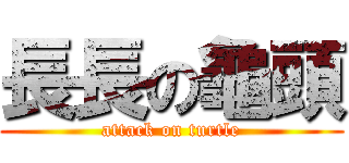 長長の龜頭 (attack on turtle)