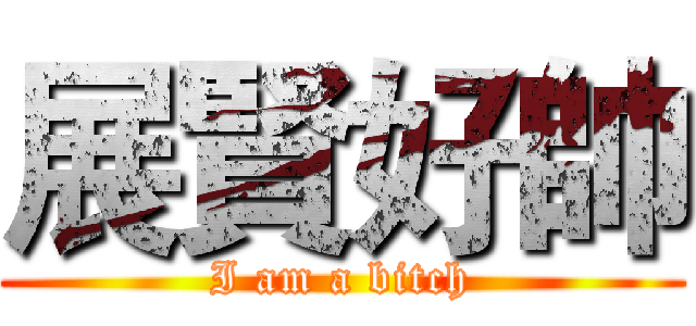 展賢好帥 (I am a bitch)