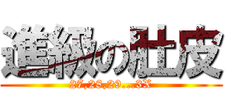 進級の肚皮 (27,28,29...3X)