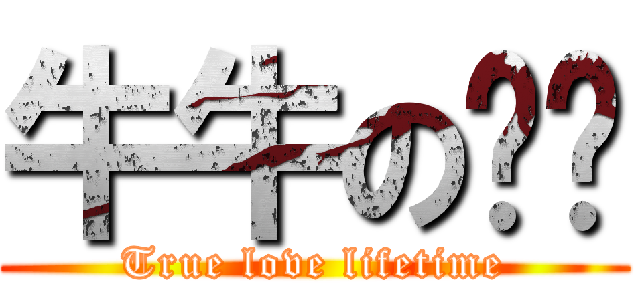 牛牛の璐璐 (True love lifetime)