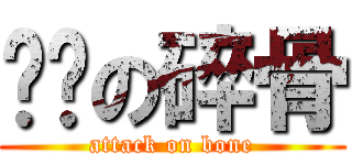 进击の碎骨 (attack on bone)