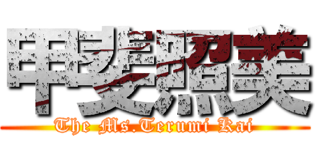 甲斐照美 (The Ms.Terumi Kai)