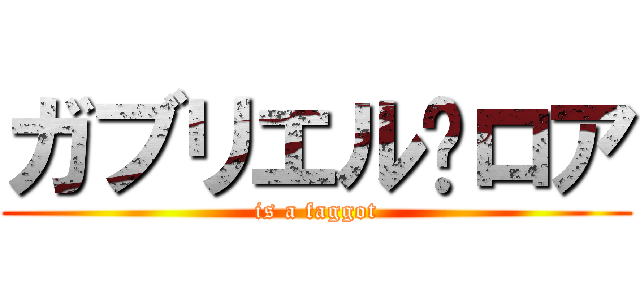 ガブリエル·ロア (is a faggot)