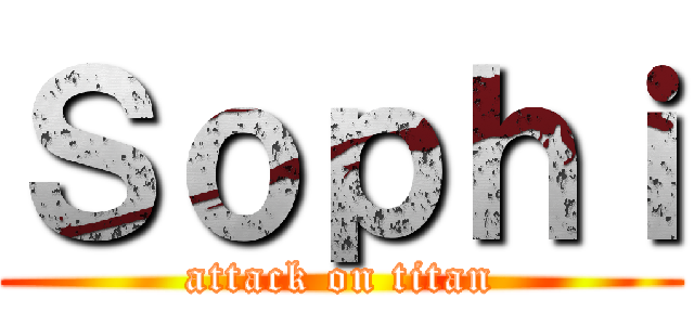 Ｓｏｐｈｉ (attack on titan)