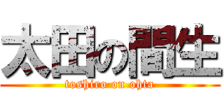 太田の間生 (toshiro on ohta)