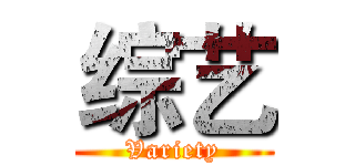 综艺 (Variety)