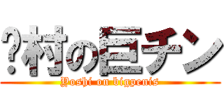 𠮷村の巨チン (Yoshi on bigpenis)