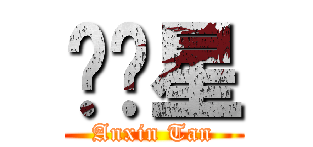 陈谙星 (Anxin Tan)