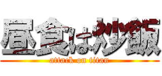 昼食は炒飯 (attack on titan)