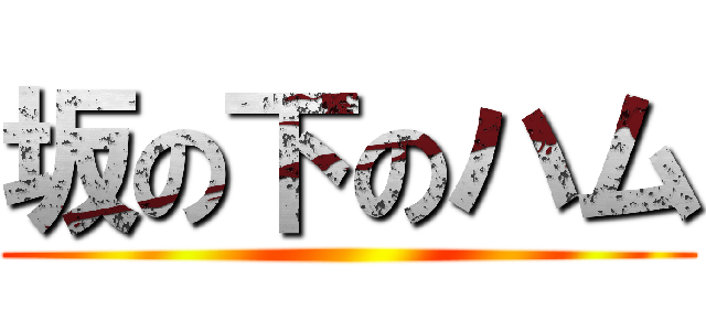 坂の下のハム ()