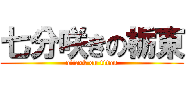 七分咲きの栃東 (attack on titan)