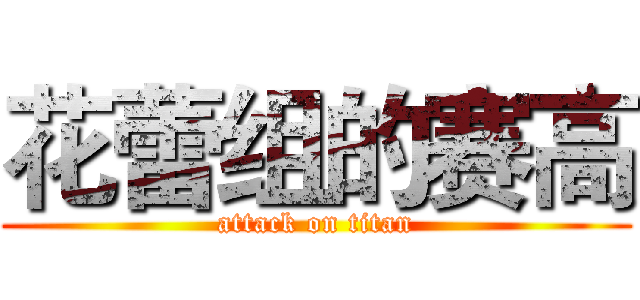 花蕾组的赛高 (attack on titan)
