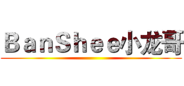 ＢａｎＳｈｅｅ小龙哥 ()