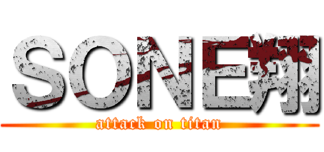 ＳＯＮＥ翔 (attack on titan)