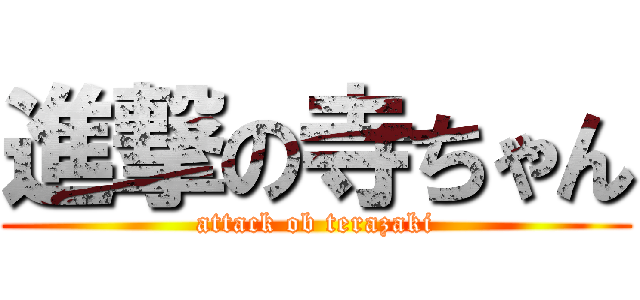 進撃の寺ちゃん (attack ob terazaki)