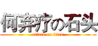 何弃疗の石头 (attack on titan)