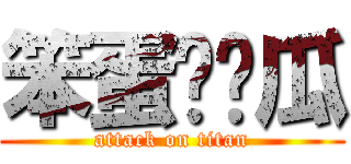 笨蛋♥傻瓜 (attack on titan)