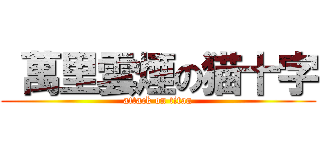  萬里雲煙の猫十字 (attack on titan)