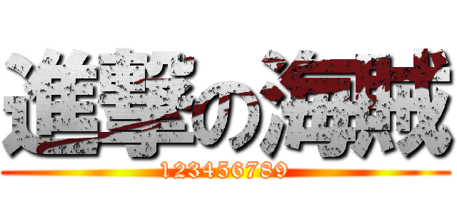 進撃の海賊 (123456789)