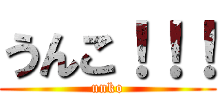 うんこ！！！ (unko)