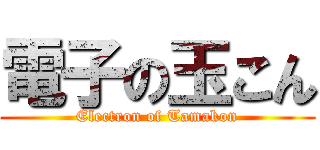 電子の玉こん (Electron of Tamakon)