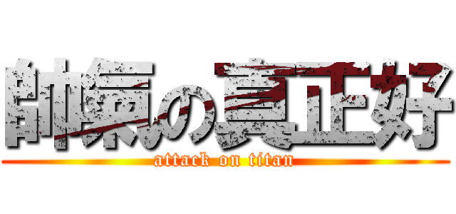 帥氣の真正好 (attack on titan)