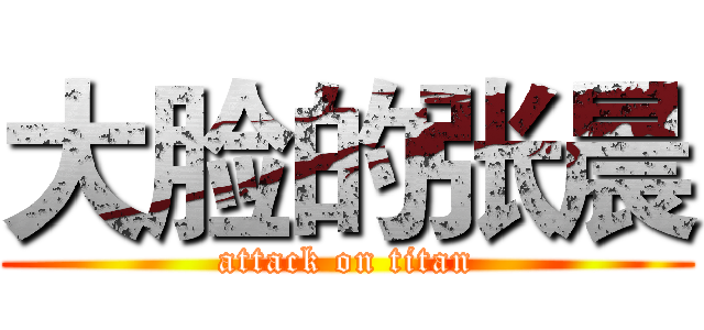 大脸的张晨 (attack on titan)