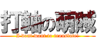 打軸の萌賊 (I dont want to translate!)
