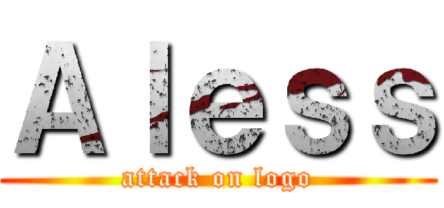 Ａｌｅｓｓ (attack on logo)