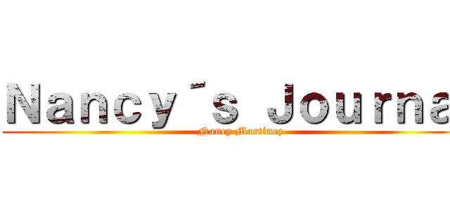 Ｎａｎｃｙ´ｓ Ｊｏｕｒｎａｌ (Nancy Martínez)