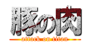 豚の肉 (attack on titan)