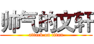 帅气的文轩 (attack on titan)