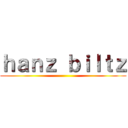 ｈａｎｚ ｂｉｌｔｚ ()