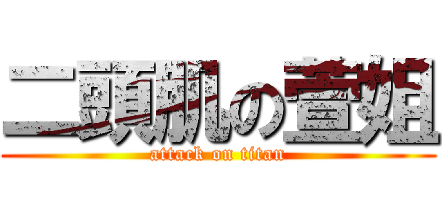 二頭肌の萱姐 (attack on titan)