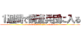 １週間で調査兵団に入る (making of The 3-D Maneuver Gear)