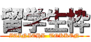 留学生枠 (ZAINICHI  TOKKEN)