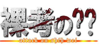 裸考の嗶瑋 (attack on shih wei)