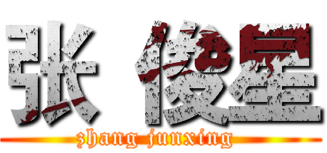 张 俊星 (zhang junxing )