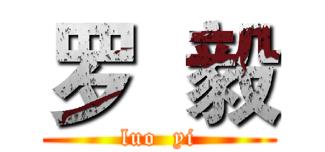 罗  毅 (luo  yi)