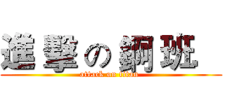 進 擊 の 錒 班． (attack on titan )
