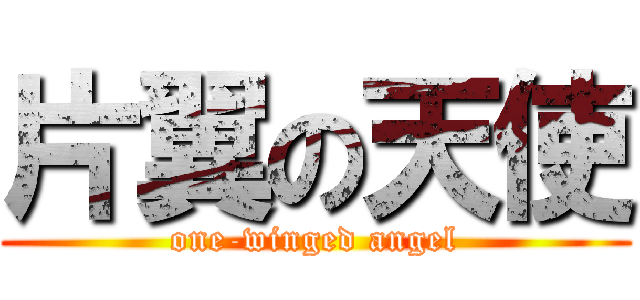 片翼の天使 (one-winged angel)