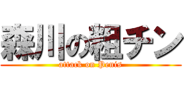 森川の粗チン (attack on Penis)