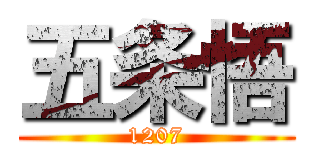 五条悟 (1207)