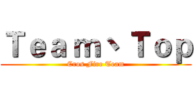 Ｔｅａ ｍ丶 Ｔｏｐ (Cros Fire Team)