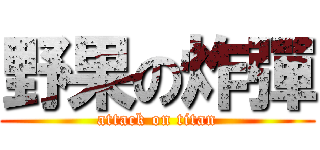 野果の炸彈 (attack on titan)