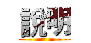 說明 ()