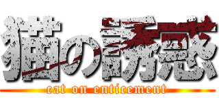 猫の誘惑 (cat on enticement)